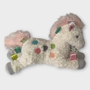 Mary Meyer Taggies Plush Horse Pony Toy Colourful Tags Stuffed Animal